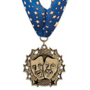 2-1/4" Stock TS Award Medal with Millennium Neck Ribbon