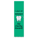 1-5/8" x 6" Custom Multicolor Hemmed Top Award Ribbon