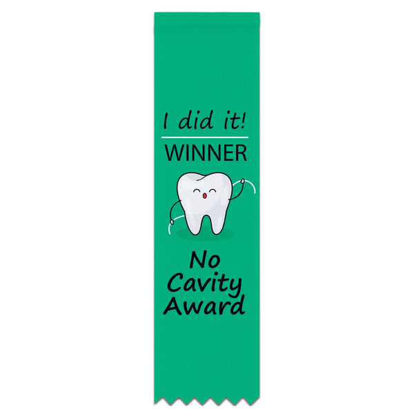 1-5/8" x 6" Custom Multicolor Hemmed Top Award Ribbon