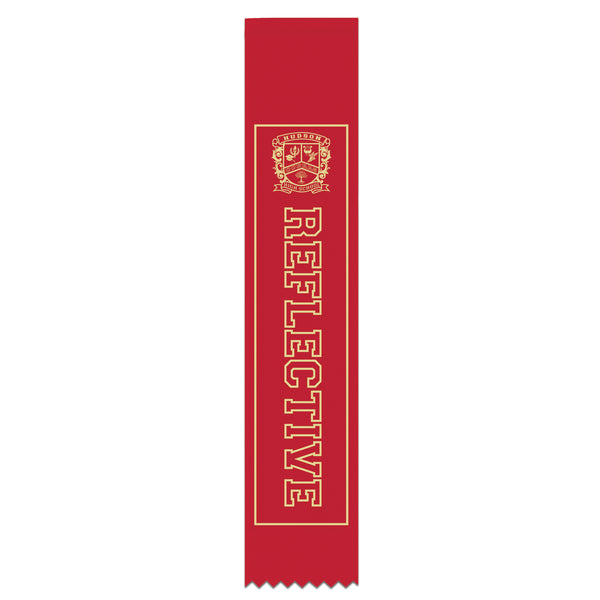 2" x 10" Custom Multicolor Hemmed Top Award Ribbon