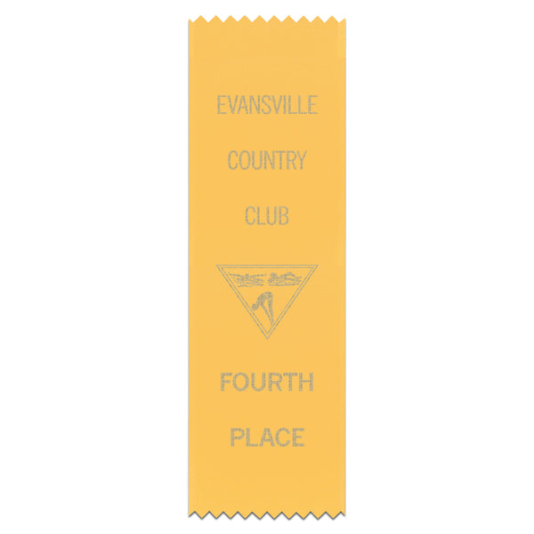 2-1/2" x 8" Custom Pinked Top Award Ribbon