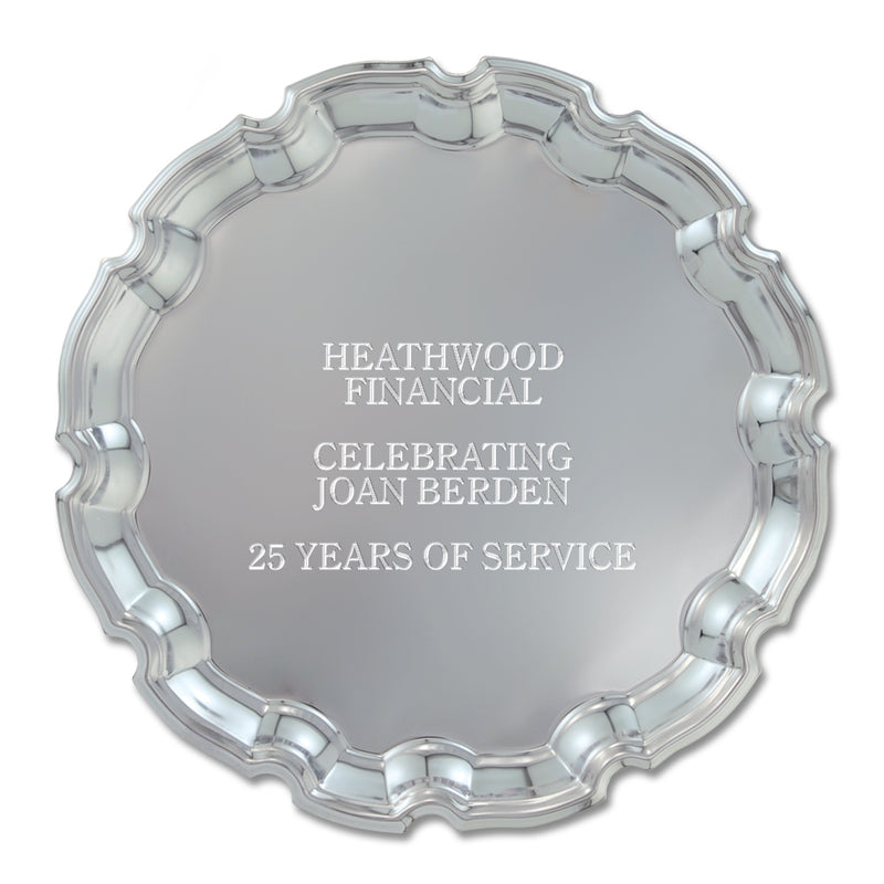 12" Chippendale Award Tray