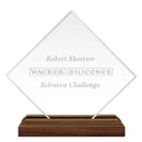 5" X 5" Custom Engraved Diamond Acrylic Award