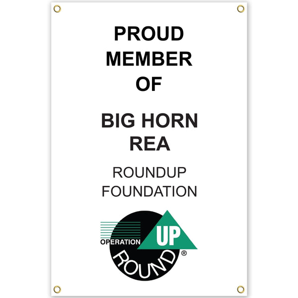 6'h x 4'w Custom Vinyl Banner - Vertical