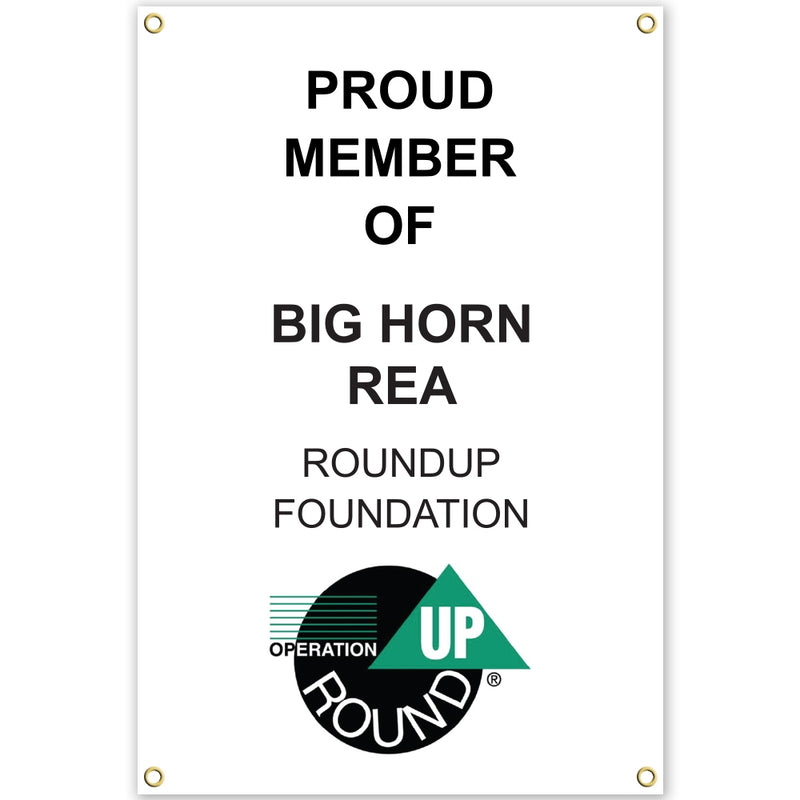6'h x 4'w Custom Vinyl Banner - Vertical