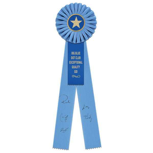 Signature Rosette Award Ribbon, 5" Top