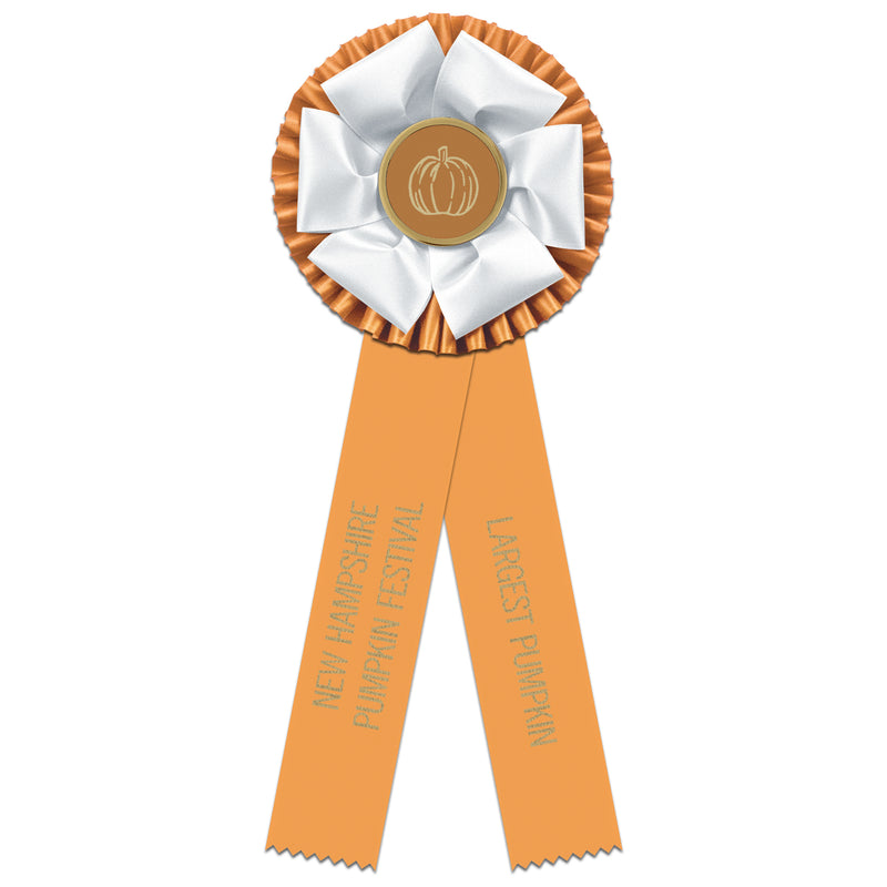 Duke 2 Rosette Award Ribbon, 5-1/2" Top