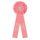 Hampshire 2 Rosette Award Ribbon, 5-1/2" Top