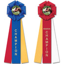 Stock Beauty Champion or Reserve Champion Rosette Award Ribbon