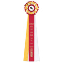 Newcastle 3 Rosette Award Ribbon, 6-1/2" Top