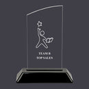 6-1/4" Custom Engraved Swatch Acrylic Award