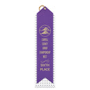 2-1/2" X 10" Custom Star Point Top 2 Layered Ribbon