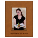 4" X 6" Leatherette Silhouette Frame