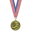 2" CL Award Medal With Grosgrain Neck Ribbon