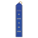 2" x 10" Custom Point Top Award Ribbon With Border