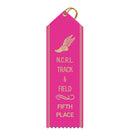 2-1/2" x 8" Custom Point Top Award Ribbon With Border