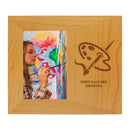 4" X 6" Red Alder Picture Frame Engraved