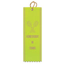 2" x 6" Custom Square Top Award Ribbon With Border