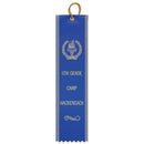 2" x 8" Custom Square Top Award Ribbon With Border
