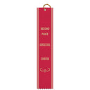 2" x 10" Custom Square Top Award Ribbon With Border