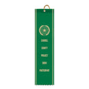 2-1/2" x 10" Custom Square Top Award Ribbon With Border