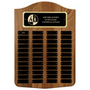 14" x 20" Custom Walnut Perpetual Plaque