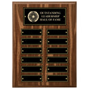 9" x 12" Custom Walnut Perpetual Plaque