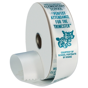 1-5/8" Wide Hot Stamped Ribbon Rolls - 50 yds.