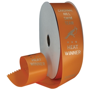 2" Wide Hot Stamped Ribbon Rolls - 100 yds.
