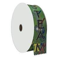 2" Wide Multicolor "STEAM" Stock Ribbon Rolls - 100 yds.
