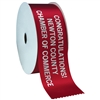 3" Wide Hot Stamped Ribbon Rolls - 100 yds.