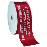 3" Wide Hot Stamped Ribbon Rolls - 100 yds.