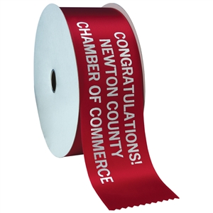 3" Wide Hot Stamped Ribbon Rolls - 100 yds.