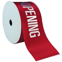 4" Wide Hot Stamped Ribbon Rolls - 100 yds.