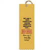 2" x 6" Multicolor Square Top Ribbons