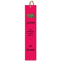 2" x 10" Multicolor Square Top Ribbons