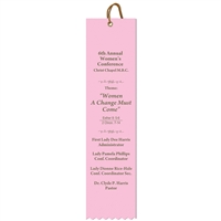2-1/2" x 10" Multicolor Square Top Ribbons