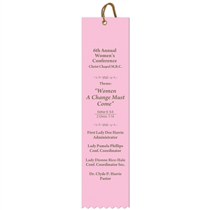2-1/2" x 10" Multicolor Square Top Ribbons