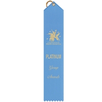 2" x 10" Hot Stamped Point Top Ribbons
