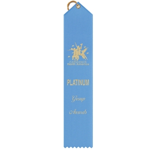 2-1/2" x 10" Hot Stamped Point Top Ribbons