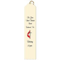 2-1/2" x 10" Multicolor Point Top Ribbons