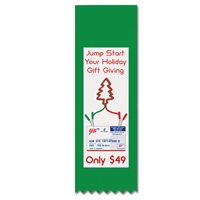 2" x 6" Hemmed Top Multicolor Ribbons