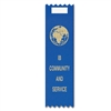 1-5/8" x 6" Hot Stamped Tape Top Ribbons