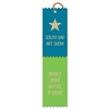 2" x 8" Custom Hot Stamped 2 Layered Pinked Top Ribbon