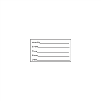 Stick-on Record Cards - Style PA