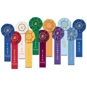 Swim Stock Rosette - 1 Streamer