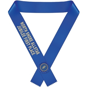 Hot Stamped Contestant Sash