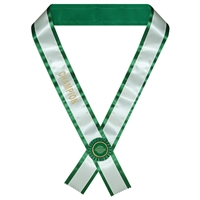 Hot Stamped 2-Layered Contestant Sash