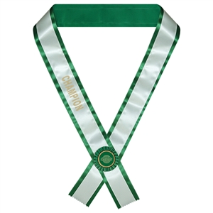 Hot Stamped 2-Layered Contestant Sash