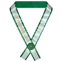 Custom 2 Layer Contestant Award Sash With 3" Rosette